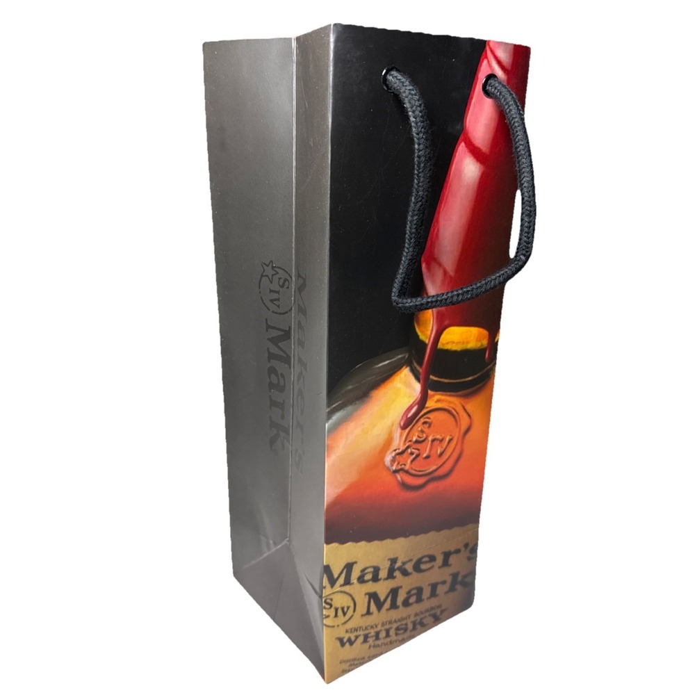🇺🇸🔥MAKERS MARK KENTUCKY STRAIGHT BOURBON WHISKY GIFT BAG BAG 13x4.5" - Picture 4 of 4